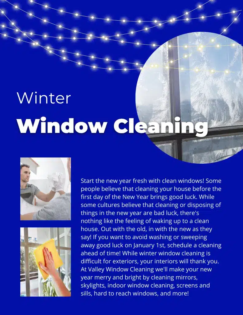 Winter Window Cleaning 1